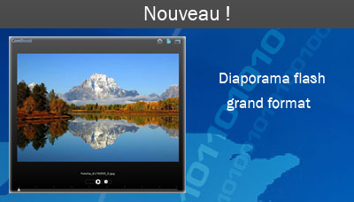 nouveaux diaporama flash