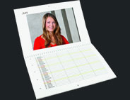 calendrier mural double page