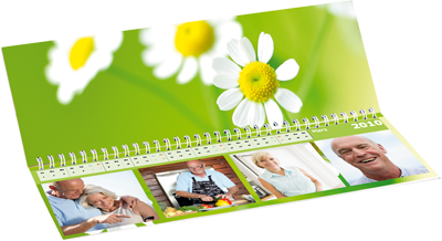 calendrier bureau chevalet 2010