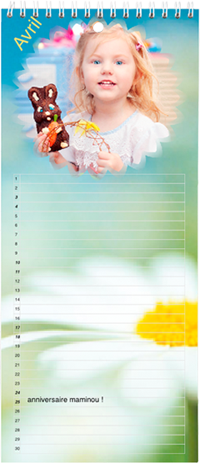 calendrier mural de cuisine 2011