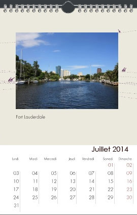 calendrier photo mural A4 personnalise 2011