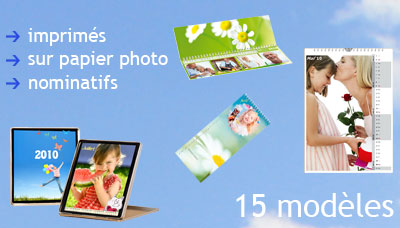 modèles calendrier photo comboost