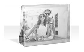 Cadre photo cristal