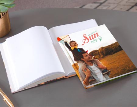 notebookg A4 avec photo