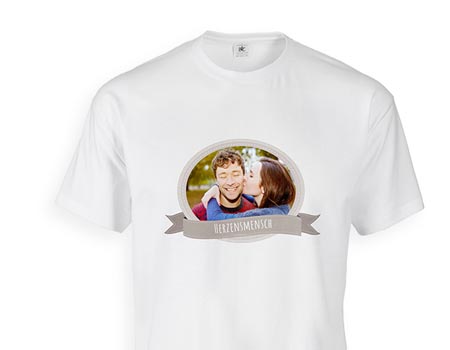T-shirt personnalise avec photo