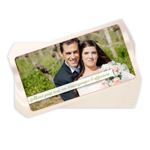 carte postale grand format personnalisée avec photo