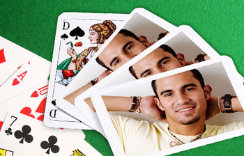 jeu de cartes personnalisé - poker
