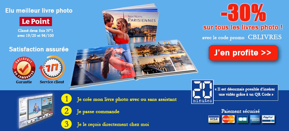 Code promo livre photo ComBoost, spécialiste de l'album photo personnalisé.