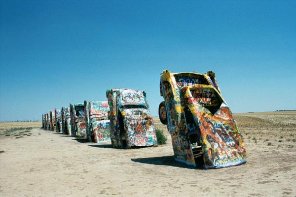  Photo: Route 66 Amarillo Cadillac Ranch