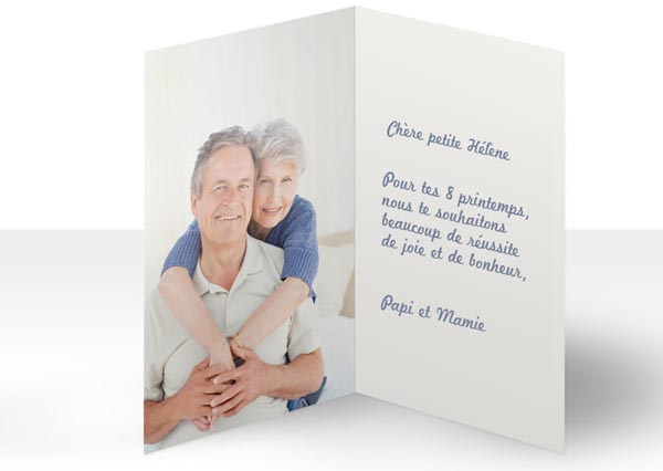 faire-part mariage grand format avec enveloppe, personnalisé avec photos