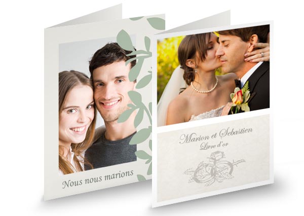 faire-part personnalisée Comboost - mariage