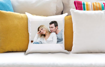 housse coussin personnalisée photo sur comboost