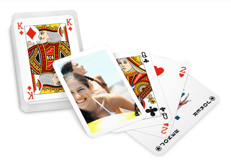 Jeu de Poker 55 cartes avec étui personnalisé - 320g