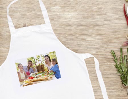 tablier de cuisine personnalise avec phot