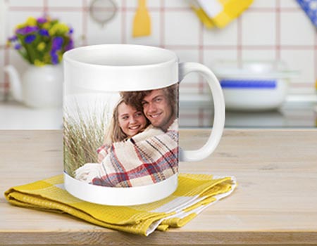 Mug taille XXL personnalisé photo pour boire grand café ou s