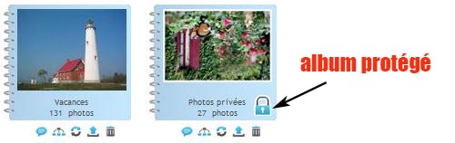 galeries photos protégées