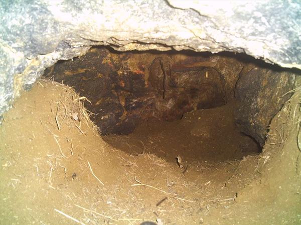  Photo: interrieur-grotte-du-jard-de-vouzan-couloir-interd