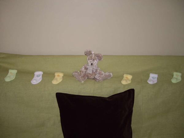 Lili la souris - Lili the little mouse Photo: Tata Fabi premier doudou - Aunt Fabi's first gift.